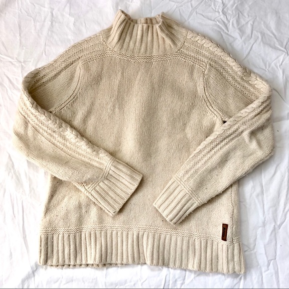 Roots Sweaters - Roots cashmere blend mockneck turtleneck sweater